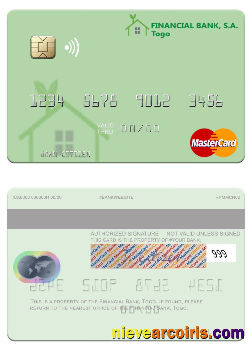 Togo Financial Bank mastercard